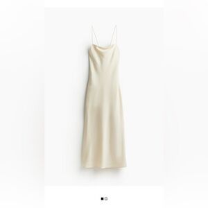 H&M Cream Slip Dress